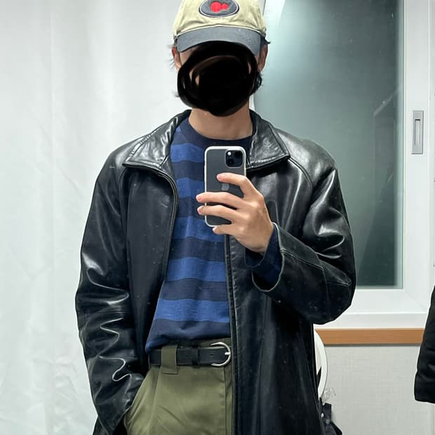 LNR 나그랑 램스킨 레더자켓