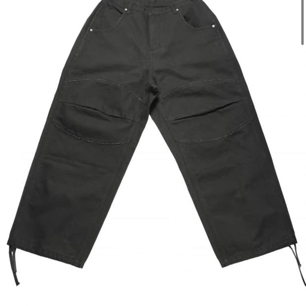 (구매) mjd CANVAS 3D KNEE PANTS CHARCOAL