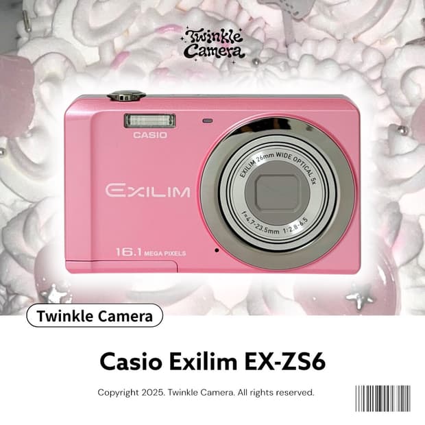 (희귀✨) Casio Exilim 카시오 엑슬림 ZS6