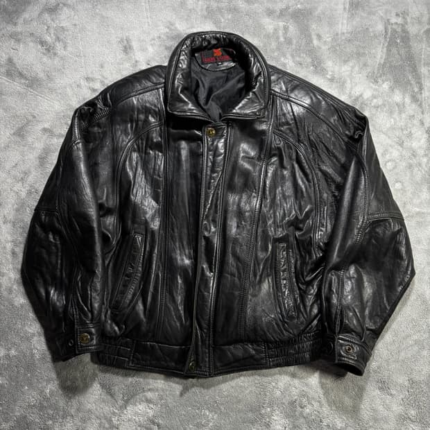 제페니즈 빈티지 eachs leather 가죽 자켓 