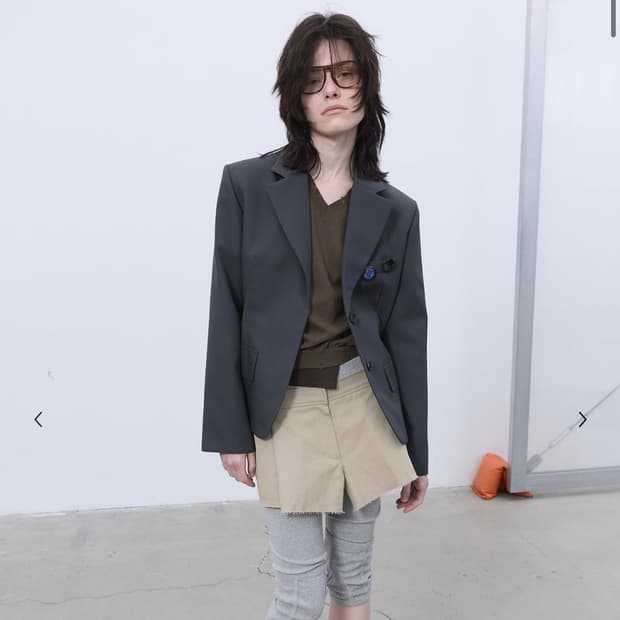 LCDC 레이어드 코튼 스커트 LAYERED COTTON SKIRT 