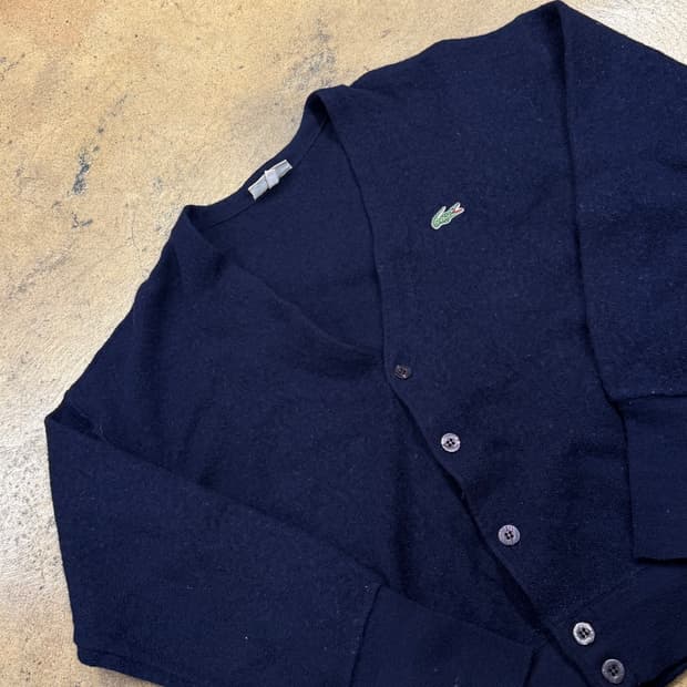 [정품/105] 라코스테 네이비 가디건 b14