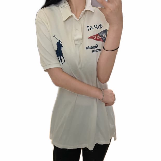 폴로 빅포니 요트클럽 커스텀핏 화이트 카라티 PK