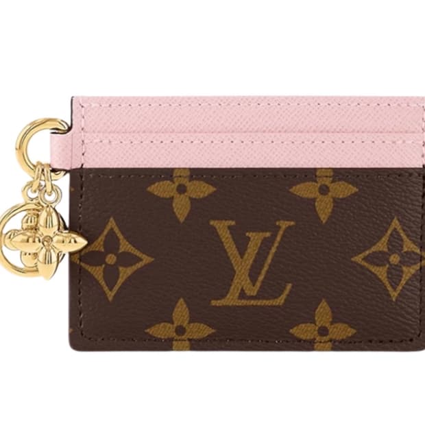 루이비통 LV참 카드 홀더 모노그램 핑크 카드지갑 판매해요!