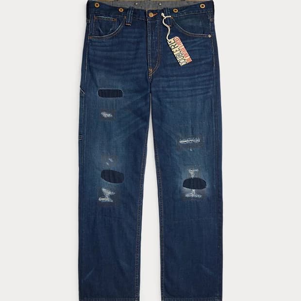 ㅇㅊ40) RRL 빈티지 파이브포켓 키팅진 32×30