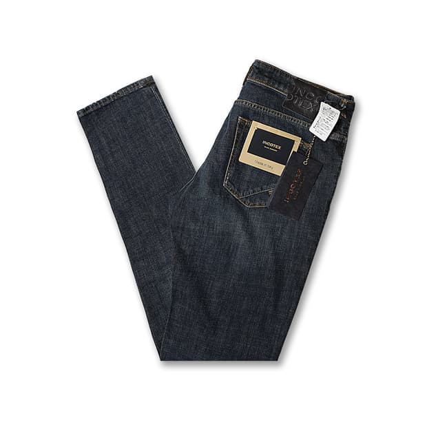 인코텍스 [Incotex] 블루 디비전 디스트로이드 슬림 이태리 데님