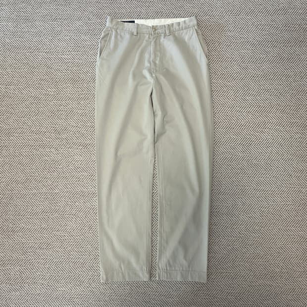 POLO RALPH LAUREN cotton wide pants