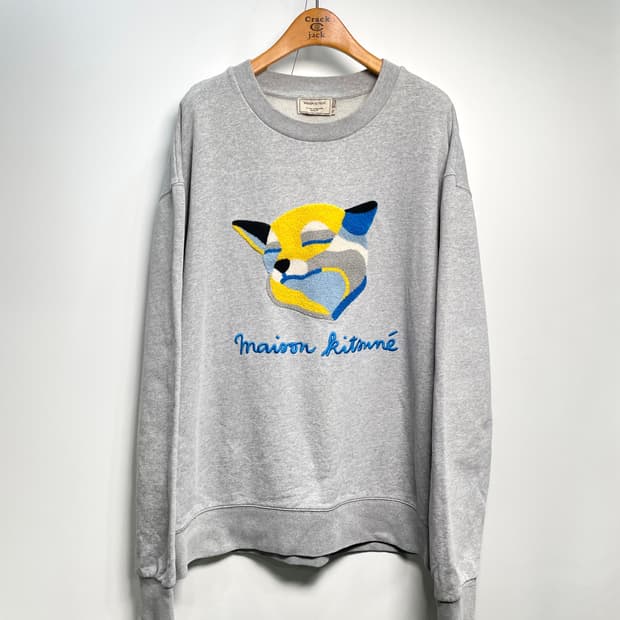 메종키츠네 폭스 빅헤드 맨투맨 스웻셔츠