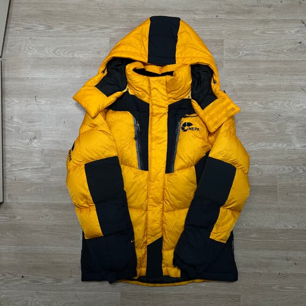 네파 노리미트 덕다운 후드 푸퍼패딩 점퍼 [옐로우] M/95