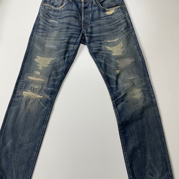 rrl 로우 스트레이트 셀비지 데님 29/30