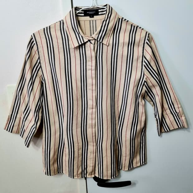 버버리정품 칠부소매 남방