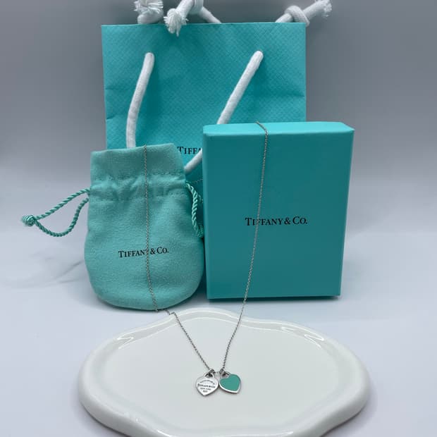 티파니앤코 목걸이 리턴 투 더블 하트 네크리스 미니