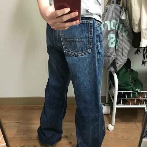에드윈 505x 진청데님