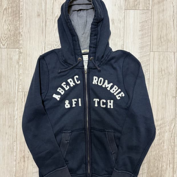 아베크롬비 후드집업 네이비 L