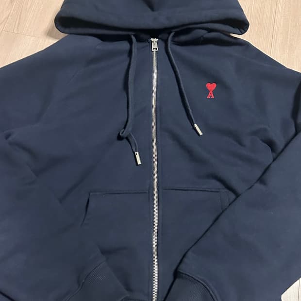 아미 후드집업 L 네이비