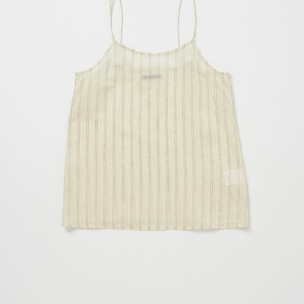 비아플레인 스트라이프 슬리브리스 새상품