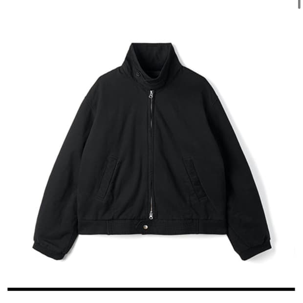 Htae 80s ALA HBT Faded Black FlightParka