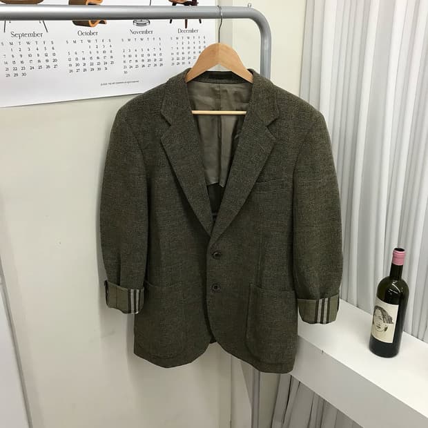 버버리 핸드메이드 울 자켓