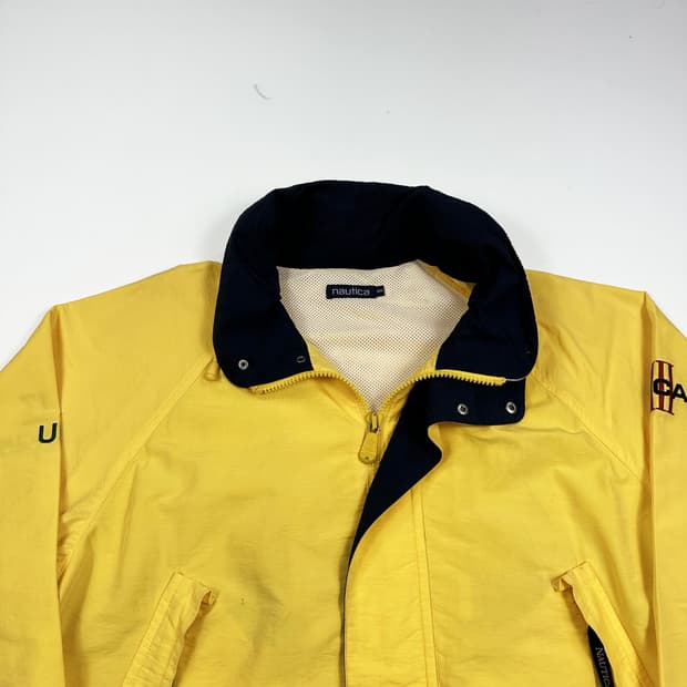 노티카 올드스쿨 자수 바람막이 자켓 (XL)