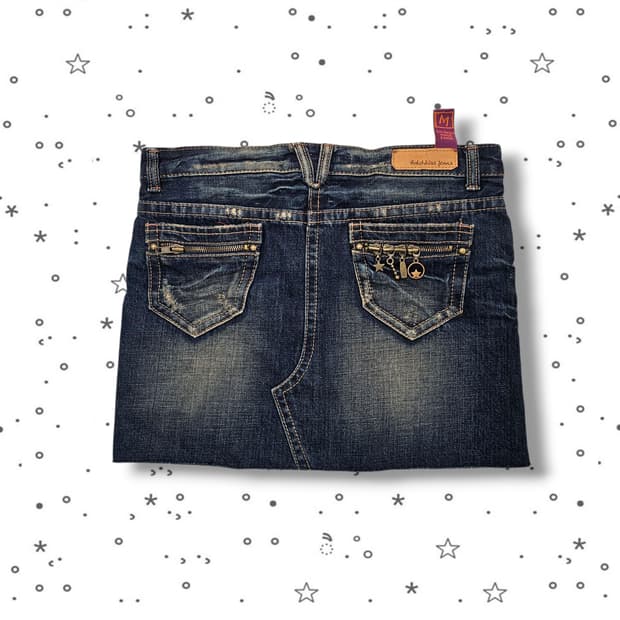 M HOTCHKISS 워싱 데님 스커트