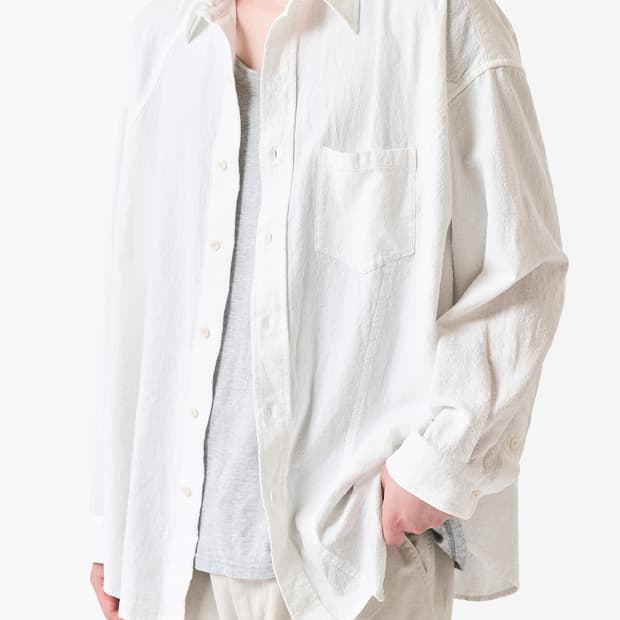 이얼즈어고 디비전 크럼플 루즈드 셔츠 3