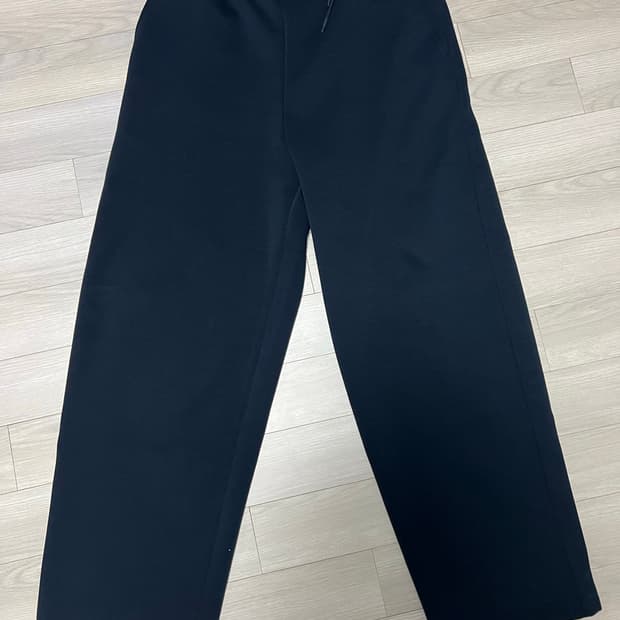 유니클로C 스웨트와이드팬츠 네이비 L사이즈 긴기장