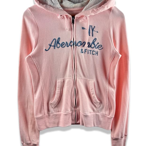 아베크롬비 핑크 딸기우유 후드집업2609