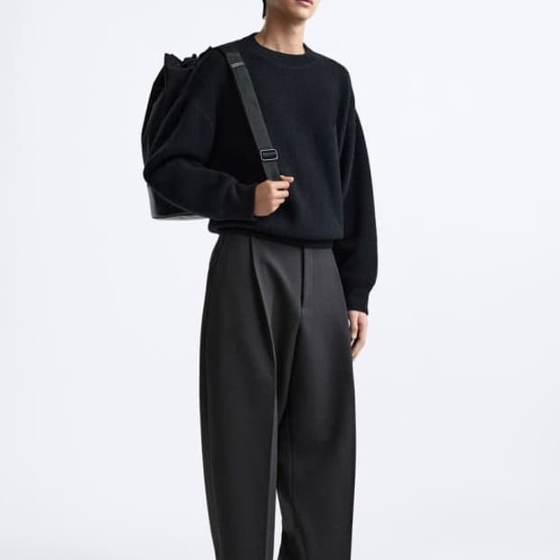 [38] 자라 스튜디오니콜슨 와이드팬츠