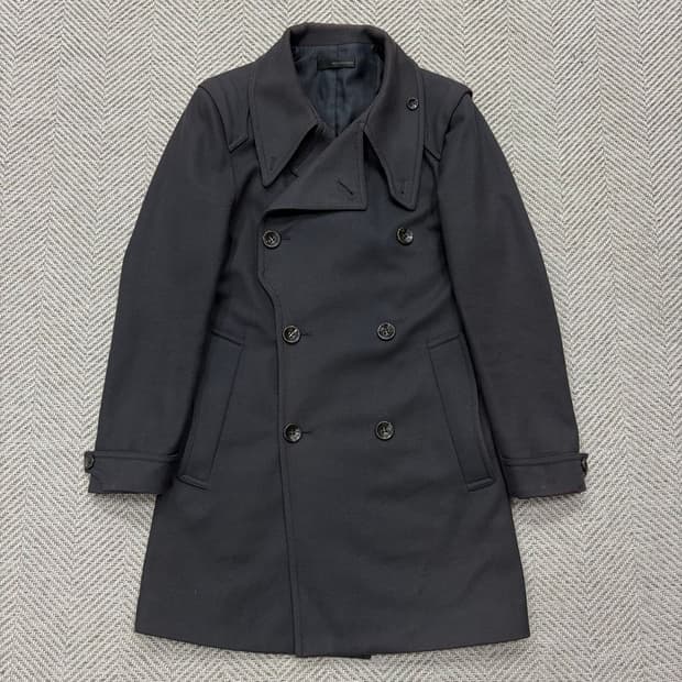 우영미 울 캐시미어 더블코트 v1975