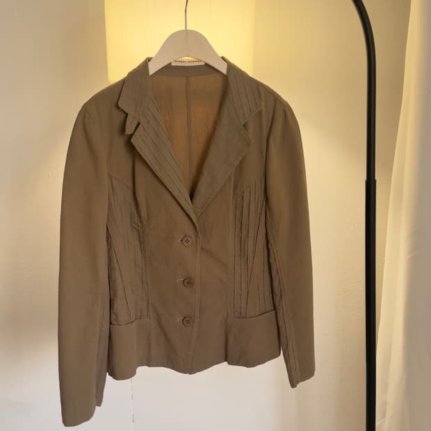 [HIROKO KOSHINO] Wave patch Jacket 