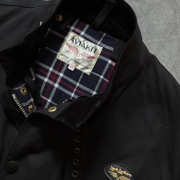 Lewis Leathers 루이스레더 왁스 벨티드 자켓