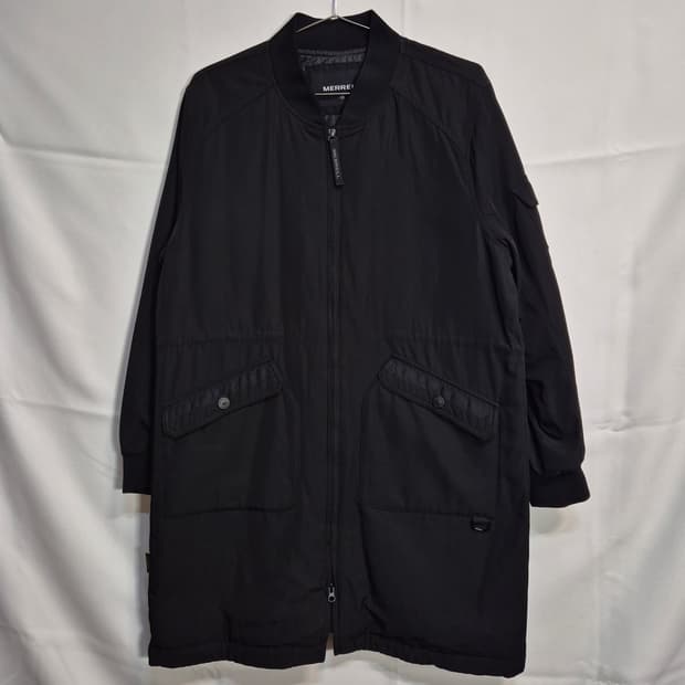 MERRELL 블랙 롱 항공점퍼 100