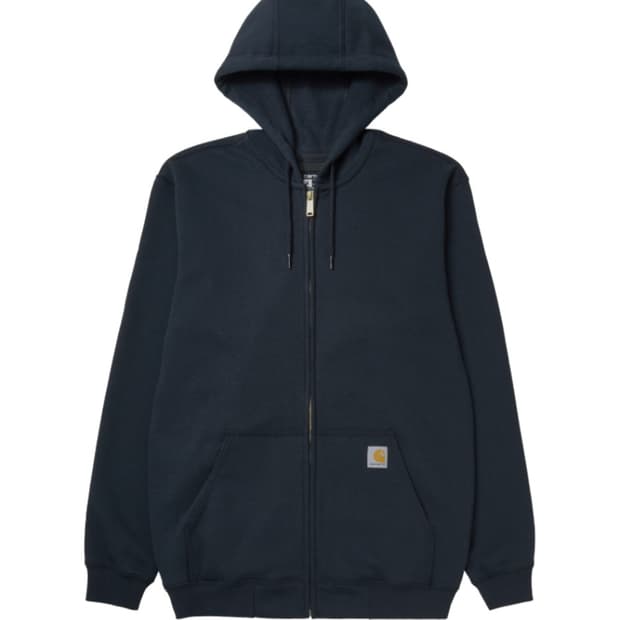 칼하트 미드웨이트 후드집업 네이비