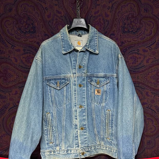 칼하트 j12dst  usa made 데님자켓