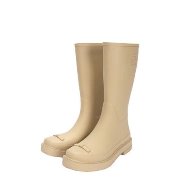 마지셔우드 레인부츠 RIBBON RUBBER BOOTS LONG_beig