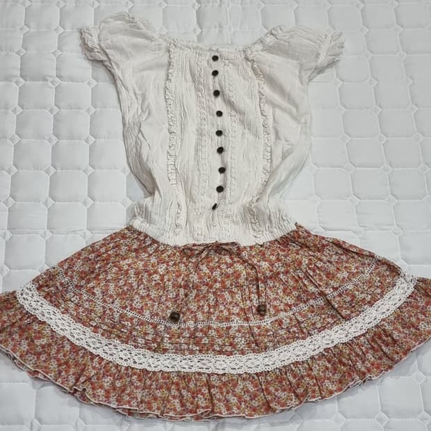 Liz Lisa(리즈리사) 빈티지 플로럴 셋업 원피스