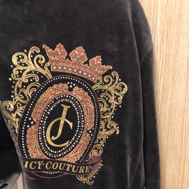 쥬씨꾸뛰르 벨벳 집업 갸루 대장템 슬림핏 