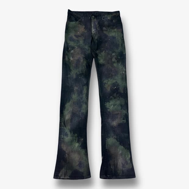 [29] L.G.B S-WOLF Mud Dyed Flare Denim