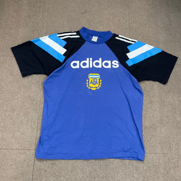 90s adidas 아디다스 아르헨티나 마라도나 빈티지 티셔츠