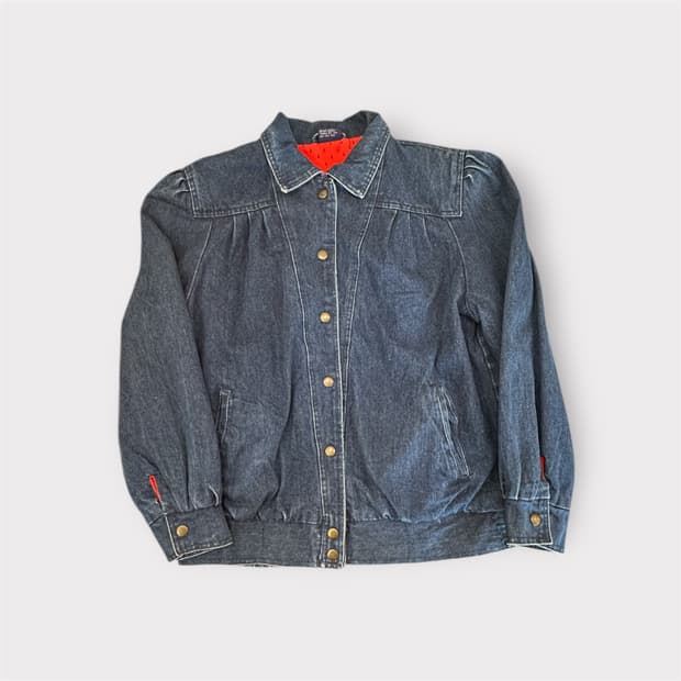 인디고 셔링 데님자켓