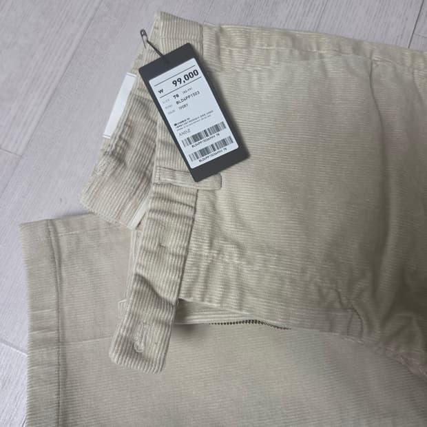 지오지아 코듀로이 팬츠 78사이즈 새제품