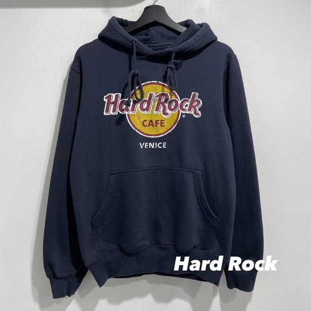 하드락 카페 프린팅 후드티