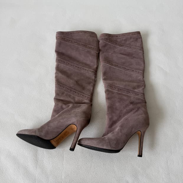 [EU37]DRIANATWOOD 이태리 스웨이드 롱 부츠