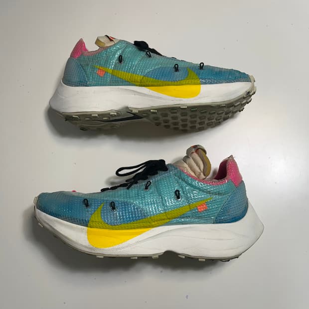 나이키 x 오프화이트 베이퍼스트릿 폴러라이즈드 블루