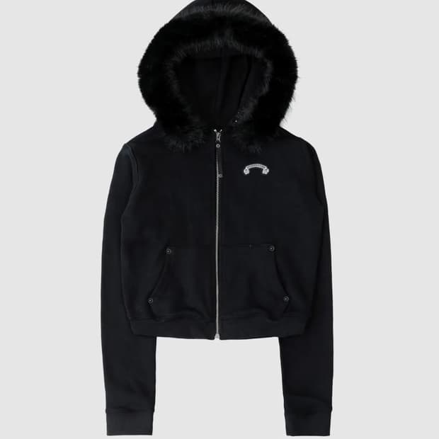 M) 배드블러드 코스모11 디태쳐블 퍼후드집업