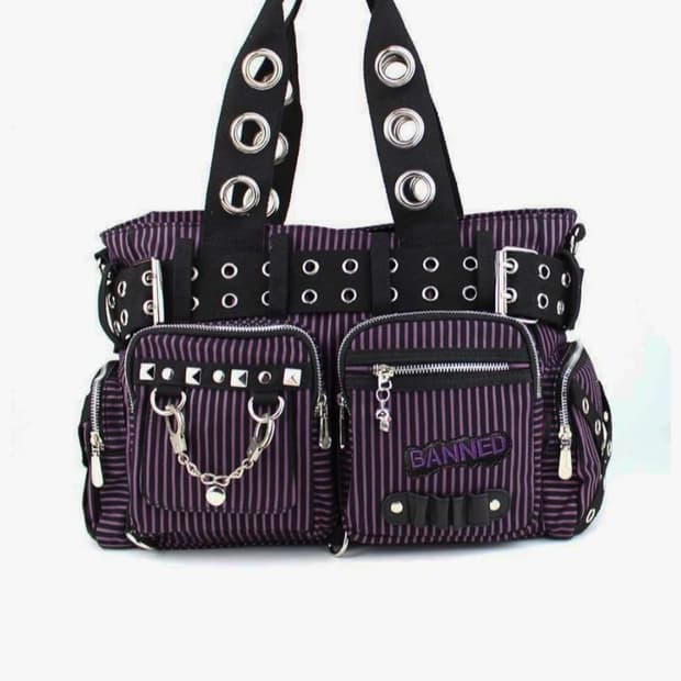 Banned 펑크 가방 락샵