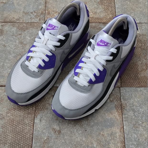 (270)나이키 에어맥스 90 하이퍼 그레이프