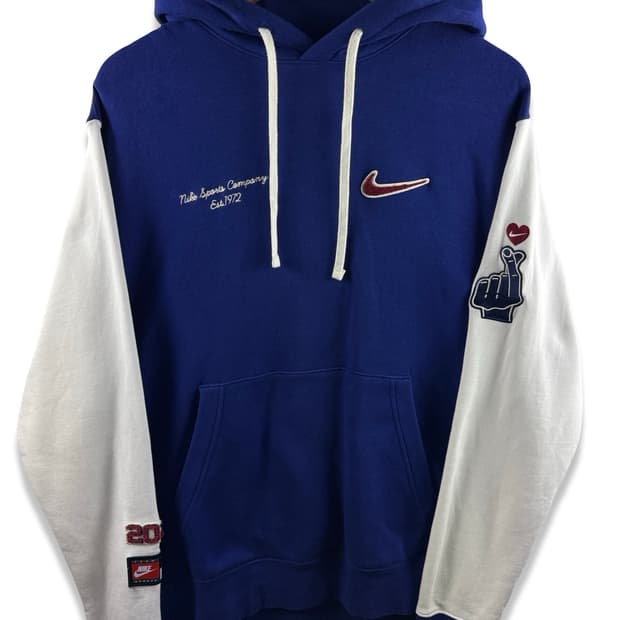 나이키 NSW 클럽 풀오버 후드 블루2928