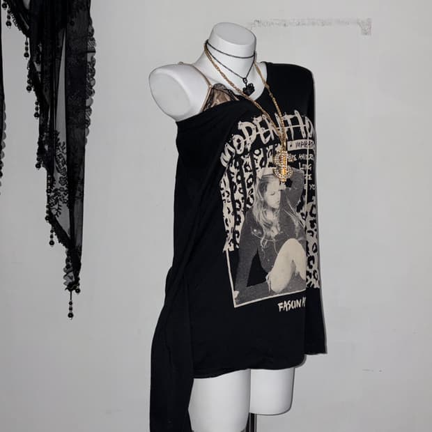 와투케 오네갸루 롱슬리브 레오파드 호피