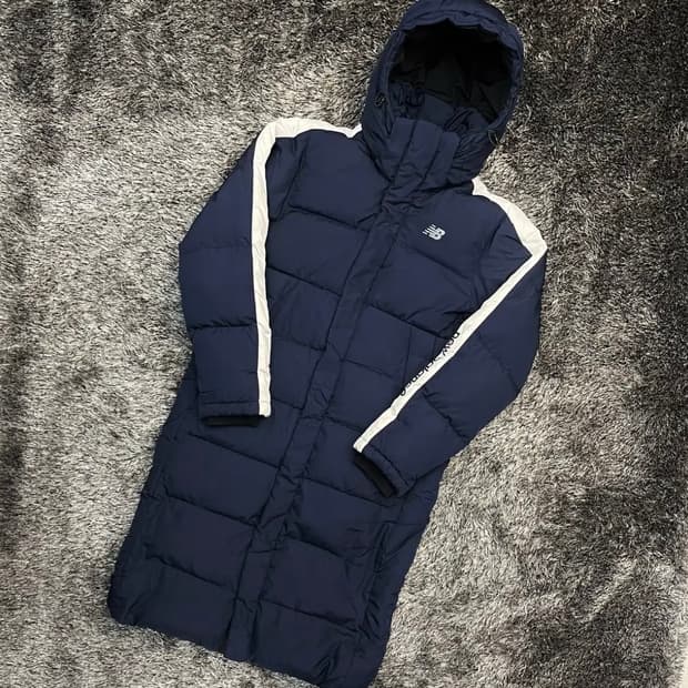 뉴발란스 오리털 롱패딩 (M)